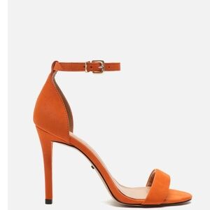 Arezzo orange shoes.